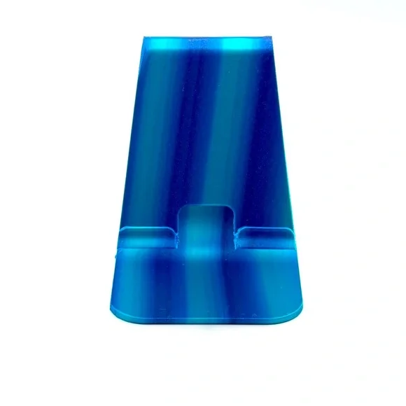 “Caribbean Blue” Gradient Phone Stand - Picture 2 of 4
